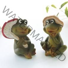 리버그린 개구리왕눈이 장식인형 2p 세트, A타입, B타입