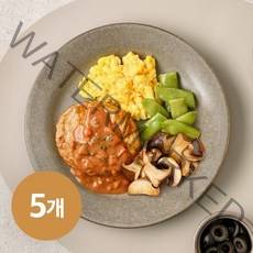 마이키토 도시락 데미그라스 함박스테이크 250g x 5팩 -, 단품없음
