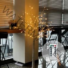 소소 LED 자작나무 무드등 트리 화이트 150cm, 화이트(150cm)