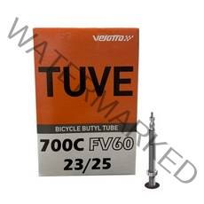 벨로또 로드 전용 튜브 프레스타 벨브 700C FV40 23/25 60mm, 혼합색상, 1개