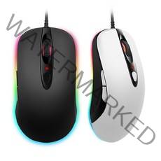 앱코 HACKER A530 3389 RGB 게이밍 마우스 A530S89, 화이트