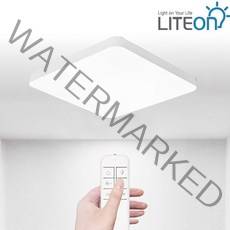 라이톤 LED 리모컨 사각방등 50W 디밍