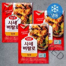 사세 버팔로윙봉 (냉동), 220g, 3개