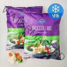 [쿠팡수입] 엠보그 브로콜리 믹스 (냉동), 750g, 2입