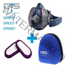 GVS 일립스 방진마스크 P100 분진 먼지 SPM603 SPR457 SPR321 SPM001 반면형 elipse 툴보이, SPM001(케이스)