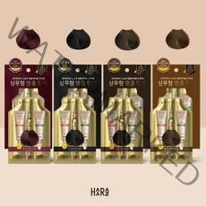 하라즈 간편한 5분염색 샴푸형 버블 염색약 4color 10회, 내추럴브라운10회분