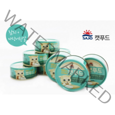 사조 동아원 고양이 간식 캔 90g 참치, 14캔