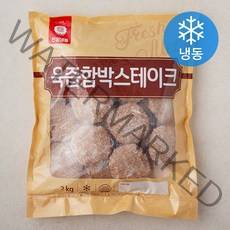 천일식품 육즙함박스테이크 (냉동), 2kg, 1개