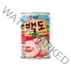 샘표 백도 통조림, 400g, 16개