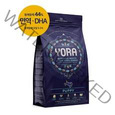 [공식수입사 정품] 요라 퍼피 1.5kg YORA Puppy 동애등에 단일단백질 44% 곤충사료 (지퍼백 O)