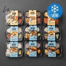 네추럴킹덤 가뿐 식단 도시락 3종 x 2세트 + 맛남 식단 도시락 3종 + 포크 9p 세트 (냉동), 1세트