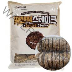 맘모스 떡산적스테이크 2kg (60g x 약33~34개입) 아이들 간식 간편조리 맥주안주 밥반찬