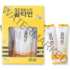 꿀타민 청정 제주 야생화 벌꿀스틱 7호, 360g, 1개