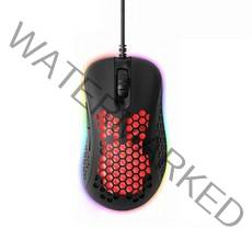 앱코 A800 3389 초경량 RGB 유선 마우스, 블랙