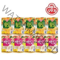 오뚜기 황도 5개+백도 5개, 1세트