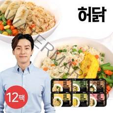 허닭 [허닭] 슬림도시락 220g 6종 12팩, 06. 현미우엉밥 슬림도시락 12팩