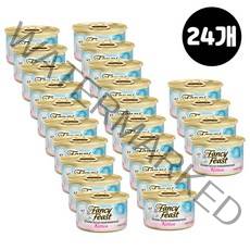 팬시피스트 화이트라벨 주식캔 85g 24개, 키튼 흰살생선