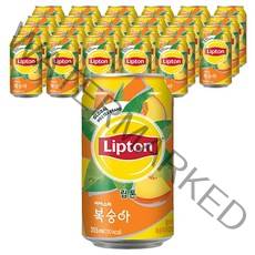롯데칠성음료 립톤 복숭아, 355ml, 24개