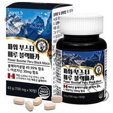 본트비 파워 부스터 페루 블랙마카 아르기닌, 90정, 1개