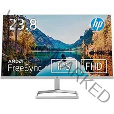 HP 모니터 23.8인치 디스플레이 풀 HD 비광택 IPS 패널 초박형 공간 절약 슬림 베젤 HP M24fw 후면 화이트 3년 보증 첨부(제품번호:2E2Y5AA-AAAA)