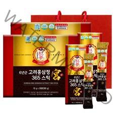 정원삼 6년근 고려홍삼정 365스틱 궁 30개입 + 쇼핑백, 300g, 2세트