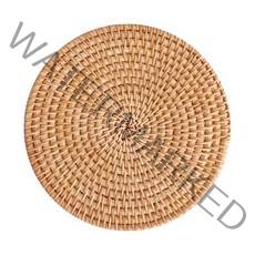 오늘의공간 라탄냄비받침 20cm, 1개