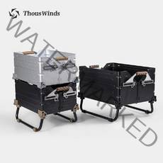 Thous Winds 쉘프 컨테이너 쉘컨 박스 다리 알루미늄 액세서리, 25L용 컨테이너 다리 단품, 올리브 그린