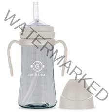 그로미미 PPSU 다크시리즈 빨대컵 300ml, 크림베이지, 1개