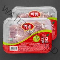 하림 자연실록 무항생제 인증 닭다리살 정육 (냉장), 350g, 2팩