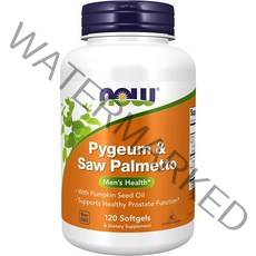 NOW Foods 나우푸드 피지움 & 쏘팔메토 120정 전립선 정력 탈모, 1병