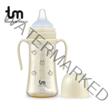 그로미미 콜라보 브랜드 [토비앤몰리] 토끼해 돗바니 PPSU 빨대젖병 280ml, 바닐라
