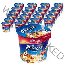 켈로그 콘푸로스트 컵 시리얼, 30g, 24개