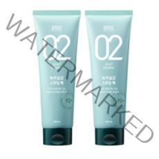 아모스 녹차실감 헤어팩 250ml 2개