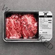 쉐프 파트너 미국산 블랙앵거스 부채살 스테이크용 (냉장), 400g, 1팩