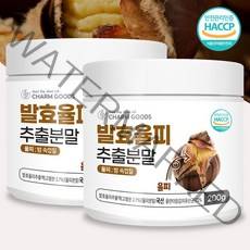 국산 발효 율피 추출 분말 추출물 가루 밤속껍질 율피가루팩 200g 스푼증정, 2통