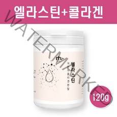 먹는 엘라스틴 저분자 콜라겐 분말 엘라스틴가루 데스모신 이소데스모신 함유 피쉬콜라겐 펩타이드 비타민C 탄성단백질 이너뷰티 피부 탄력 관리 식품 효능 미국산, 120g, 1개
