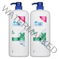 헤드앤숄더 쿨 멘솔 샴푸, 1200ml, 2개