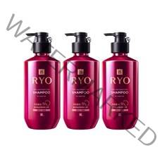 려 자양윤모 9EX 탈모증상 전문케어 샴푸 힘없는 모발용 400ml x 3개
