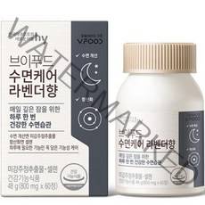 에치와이 브이푸드 수면케어 라벤더향 48g, 60정, 1개