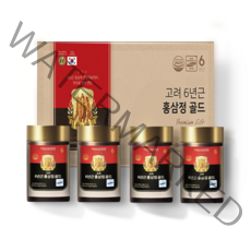 고려 6년근 홍삼정 골드 240g 4개 + 꿀스틱 증정