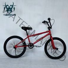 BMX bmx 묘기용 비엠엑스 청소년 묘기 자전거 입문용, AW 투명 레드