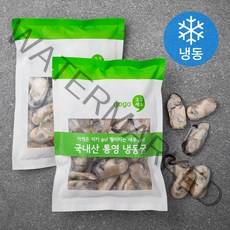 고고새우 국내산 통영 굴 (냉동), 300g, 2개