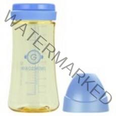 그로미미 PPSU 젖병 300ml, 노꼭지, 스카이블루