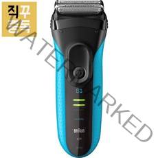 BRAUN 시리즈3 전기면도기, 3040S, 블루