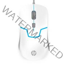 HP LED 백라이트 게이밍 마우스, M100, 화이트