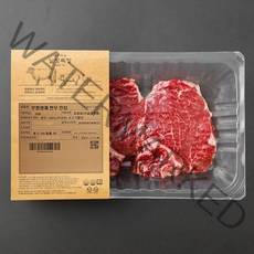 설성목장 무항생제 인증 한우 1++등급 안심 스테이크용 (냉장), 200g, 1개