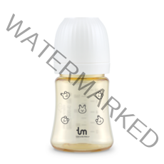 그로미미 콜라보 드랜드 [토비앤몰리] 토끼해 돗바니 PPSU 젖병 싱글팩 180ml(젖꼭지 1단계 포함), 화이트
