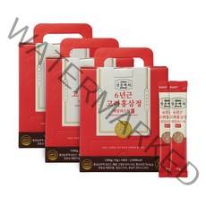 청춘백서 6년근 고려홍삼정 데일리스틱 골드, 10g, 3박스(300포)