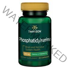 Swanson 트리플 스트랭스 포스파니딜세린 300mg 캡슐, 30개입, 1개