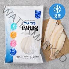프리미어 미국 MSC인증 가자미살(냉동), 500g, 1개